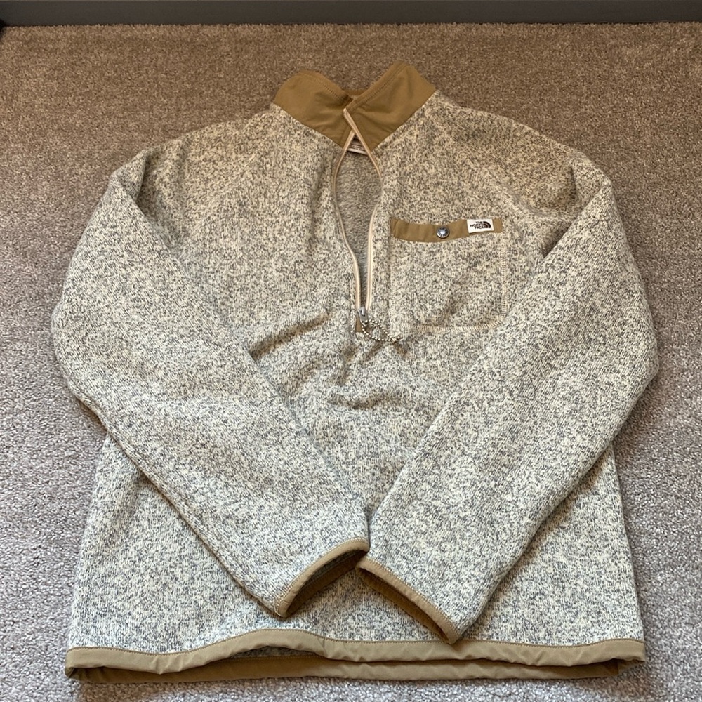 North face quarter zip fleece